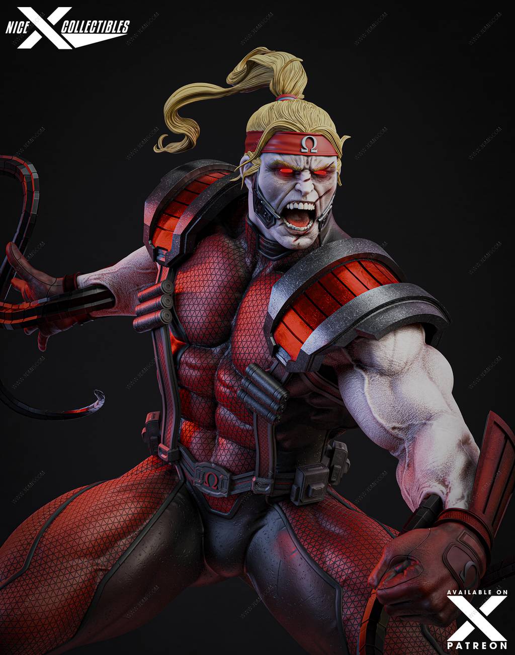 P站图纸印象馆 Nice X Collectibles 漫威 红色欧米伽 Nice X Collectibles 漫威 红色欧米伽