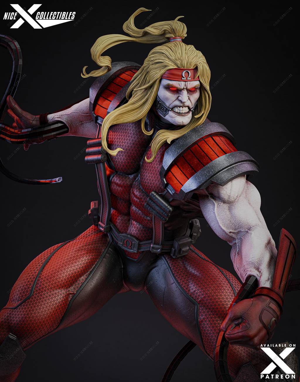P站图纸印象馆 Nice X Collectibles 漫威 红色欧米伽 Nice X Collectibles 漫威 红色欧米伽