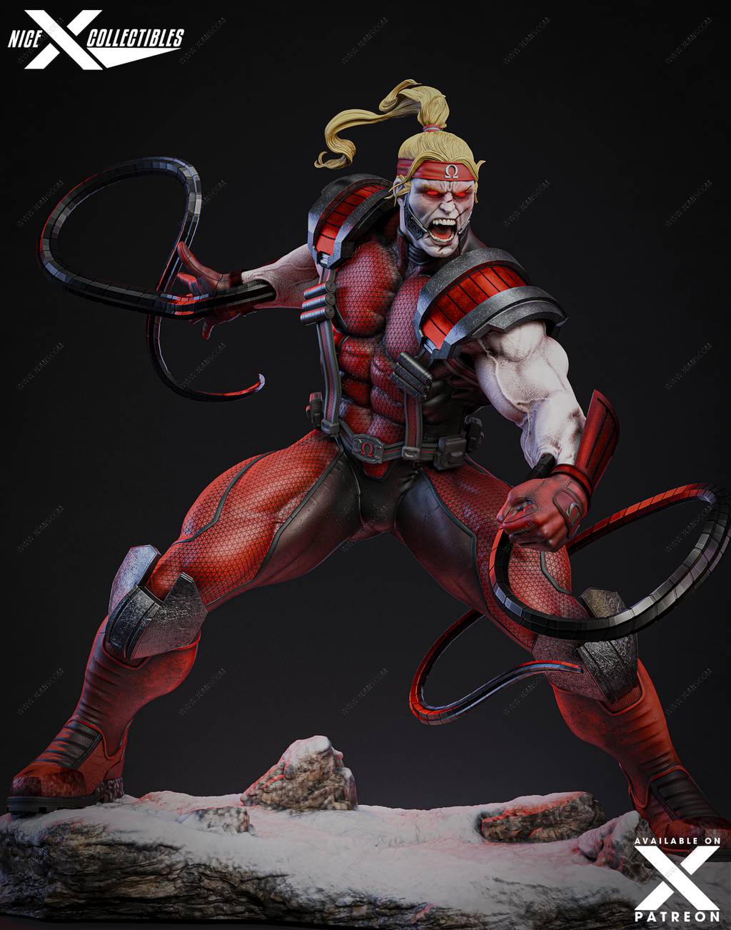 P站图纸印象馆 Nice X Collectibles 漫威 红色欧米伽 Nice X Collectibles 漫威 红色欧米伽