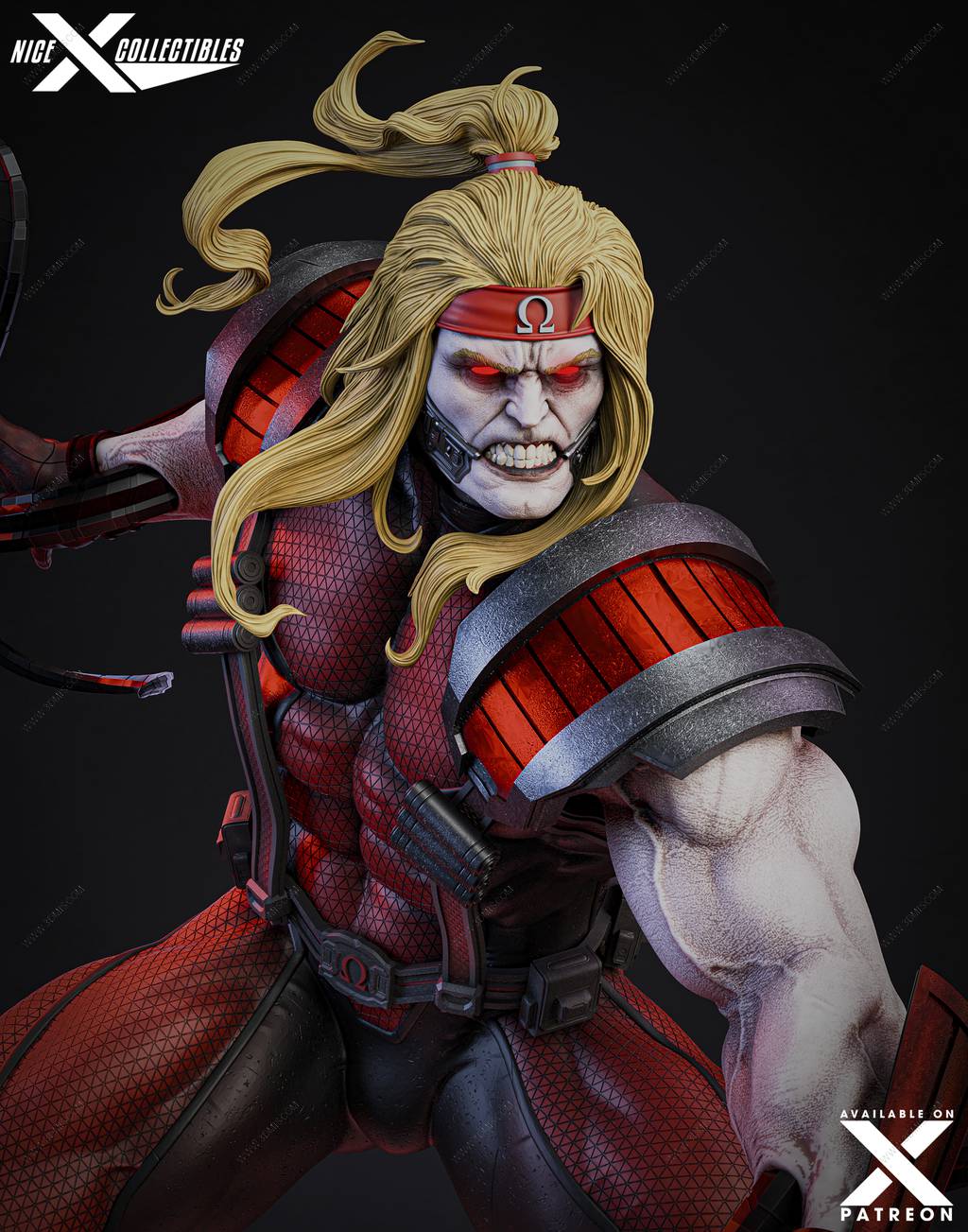 P站图纸印象馆 Nice X Collectibles 漫威 红色欧米伽 Nice X Collectibles 漫威 红色欧米伽
