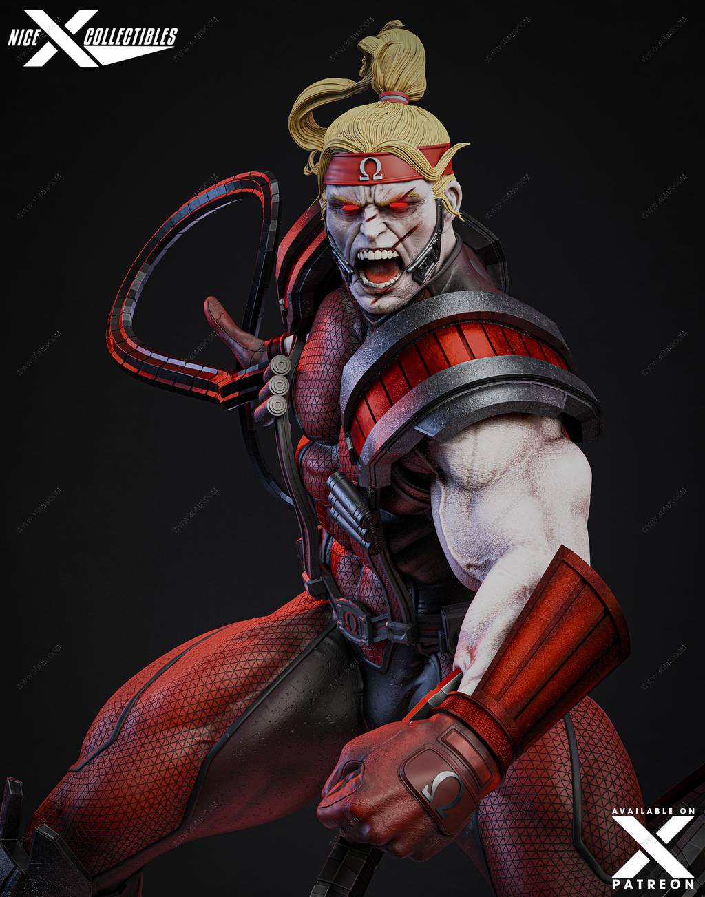 P站图纸印象馆 Nice X Collectibles 漫威 红色欧米伽 Nice X Collectibles 漫威 红色欧米伽