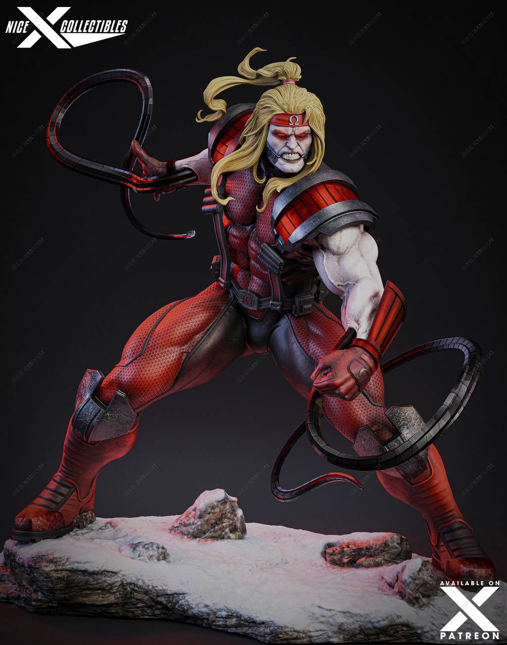 P站图纸印象馆 Nice X Collectibles 漫威 红色欧米伽 Nice X Collectibles 漫威 红色欧米伽