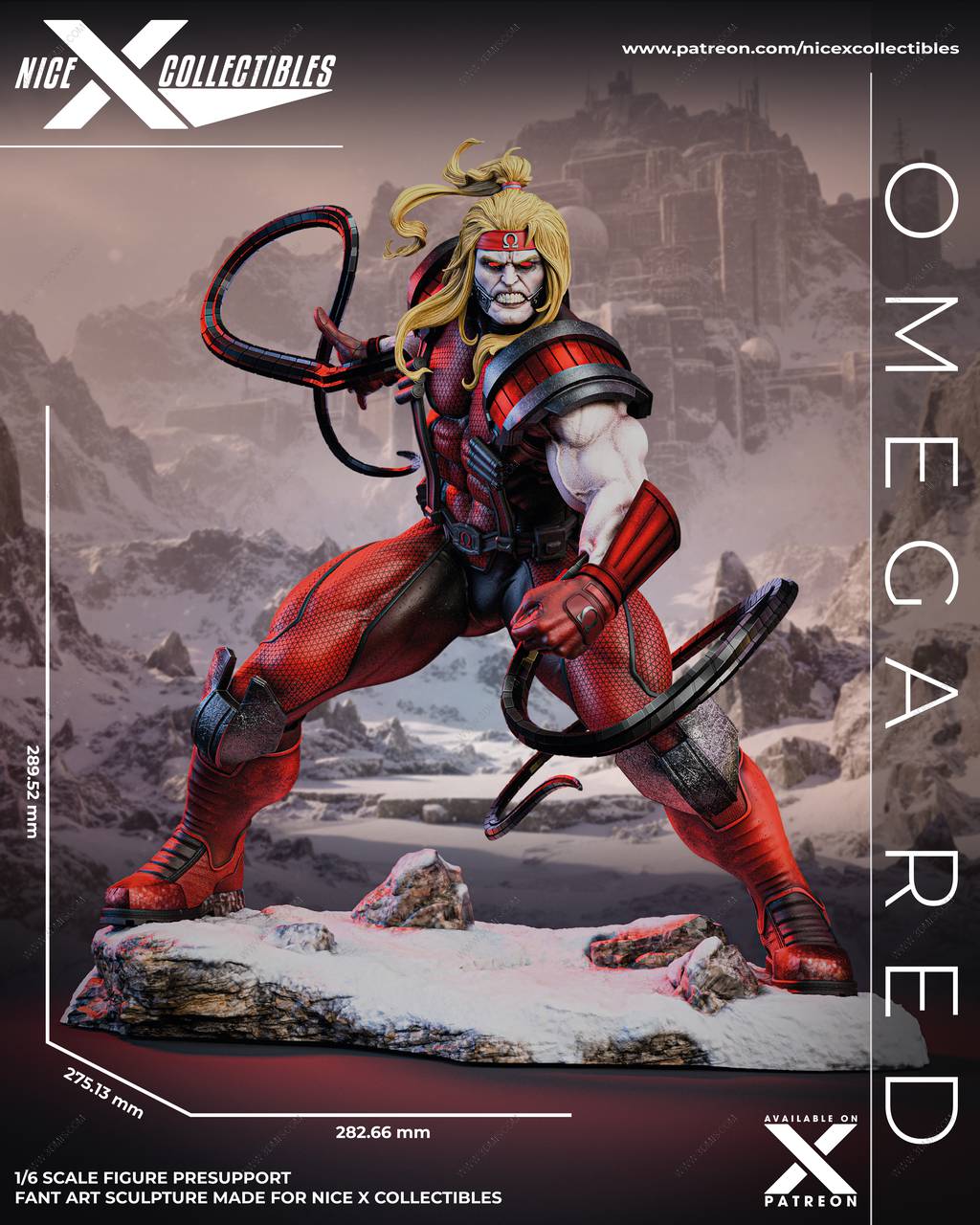 P站图纸印象馆 Nice X Collectibles 漫威 红色欧米伽 Nice X Collectibles 漫威 红色欧米伽