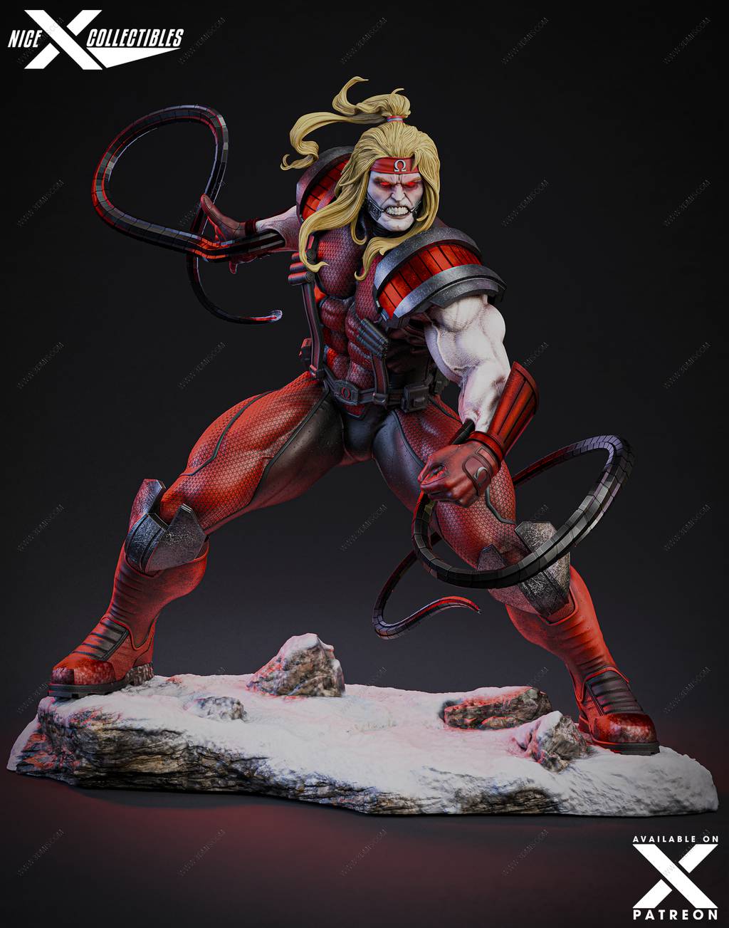 P站图纸印象馆 Nice X Collectibles 漫威 红色欧米伽 Nice X Collectibles 漫威 红色欧米伽