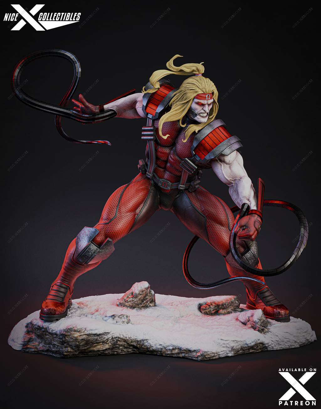 P站图纸印象馆 Nice X Collectibles 漫威 红色欧米伽 Nice X Collectibles 漫威 红色欧米伽