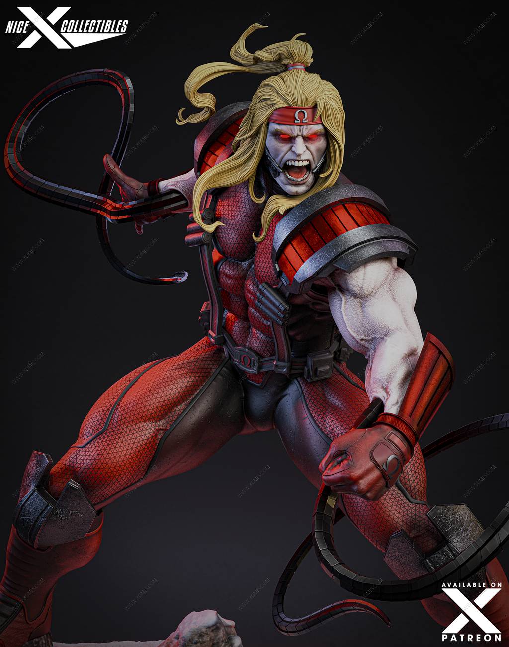P站图纸印象馆 Nice X Collectibles 漫威 红色欧米伽 Nice X Collectibles 漫威 红色欧米伽