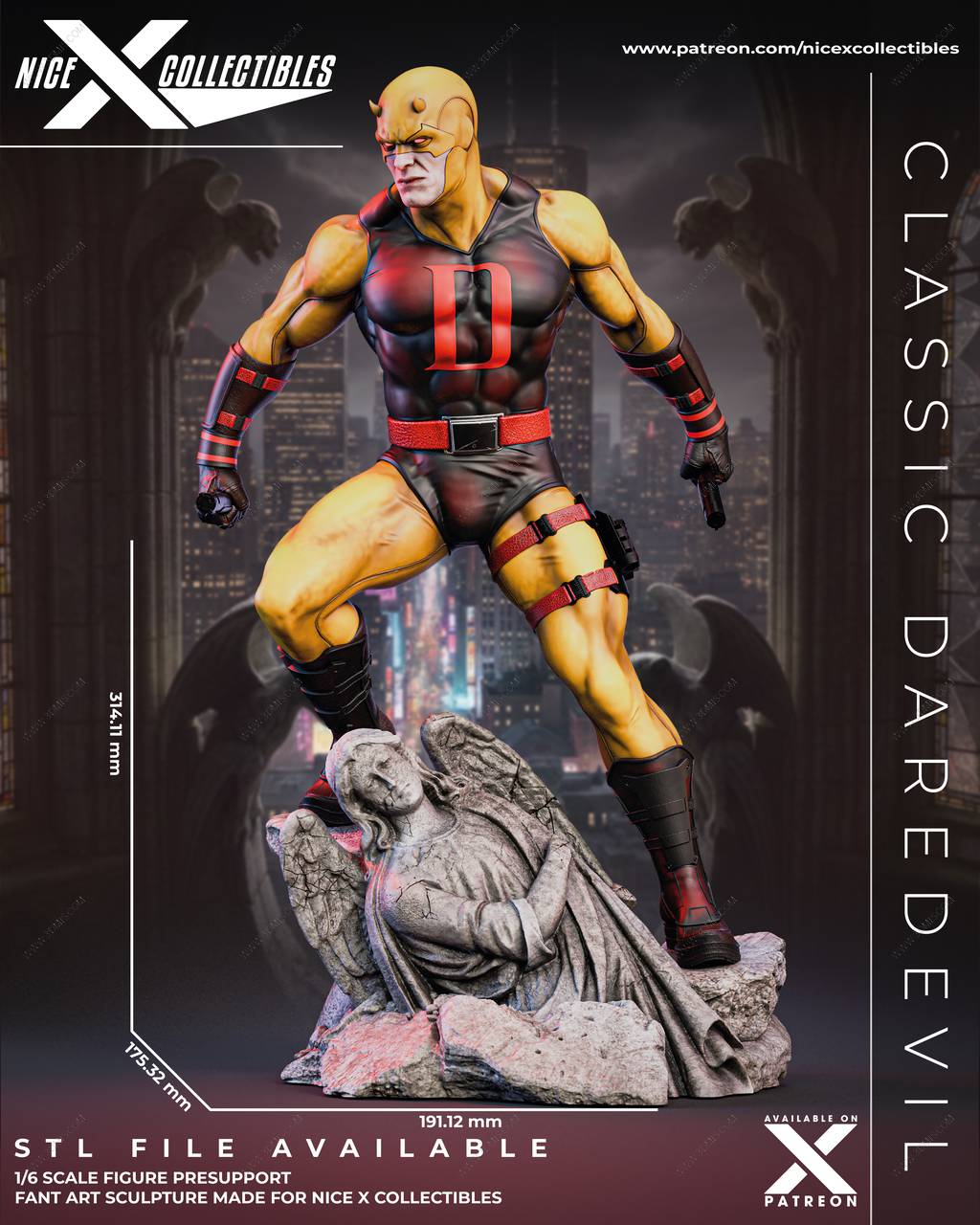 P站图纸印象馆 Nice X Collectibles 漫威 夜魔侠 Nice X Collectibles 漫威 夜魔侠