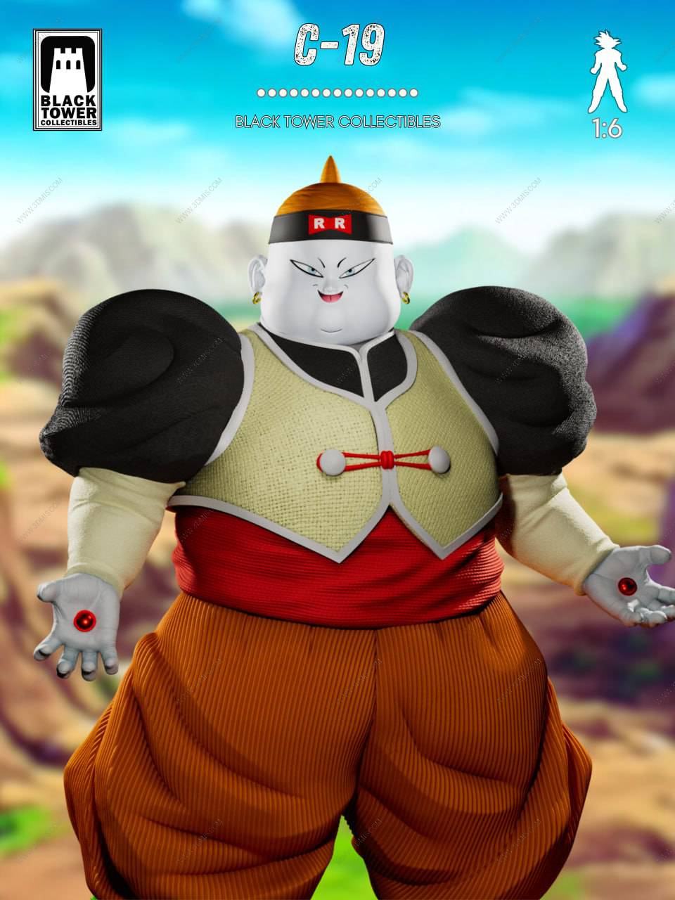 P站图纸印象馆 Black Towe 龙珠 人造人19号 Black Towe 龙珠 人造人19号