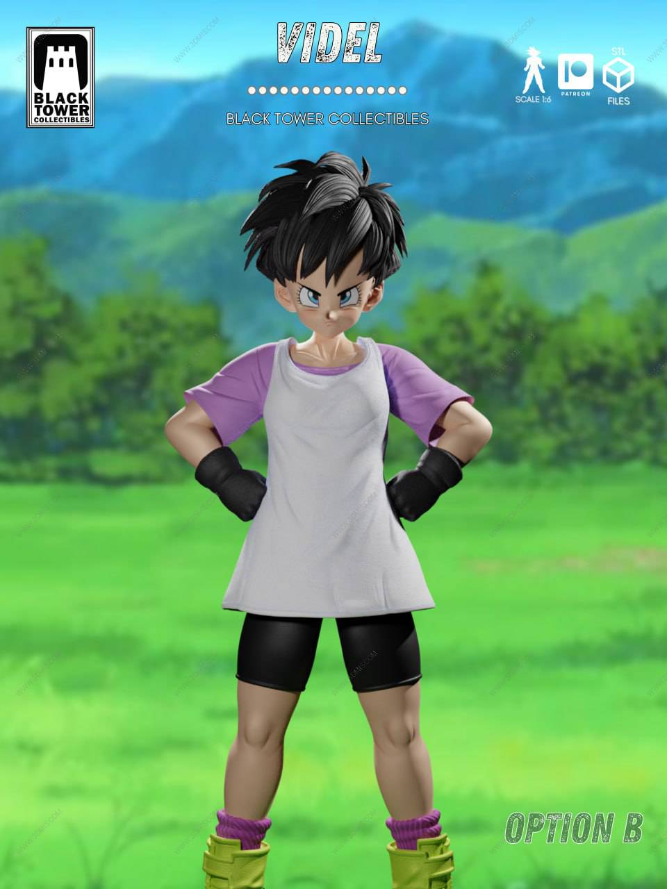 P站图纸印象馆 Black Towe 龙珠 比迪丽 Black Towe 龙珠 比迪丽