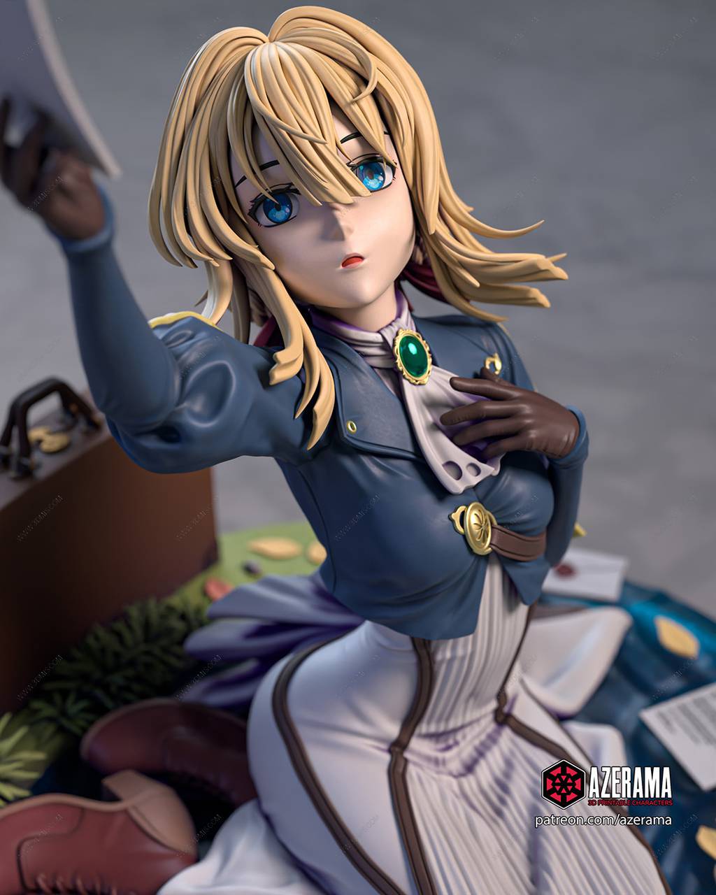 P站图纸印象馆 Azerama 紫罗兰永恒花园 薇尔莉特·伊芙加 Azerama 紫罗兰永恒花园 薇尔莉特·伊芙加