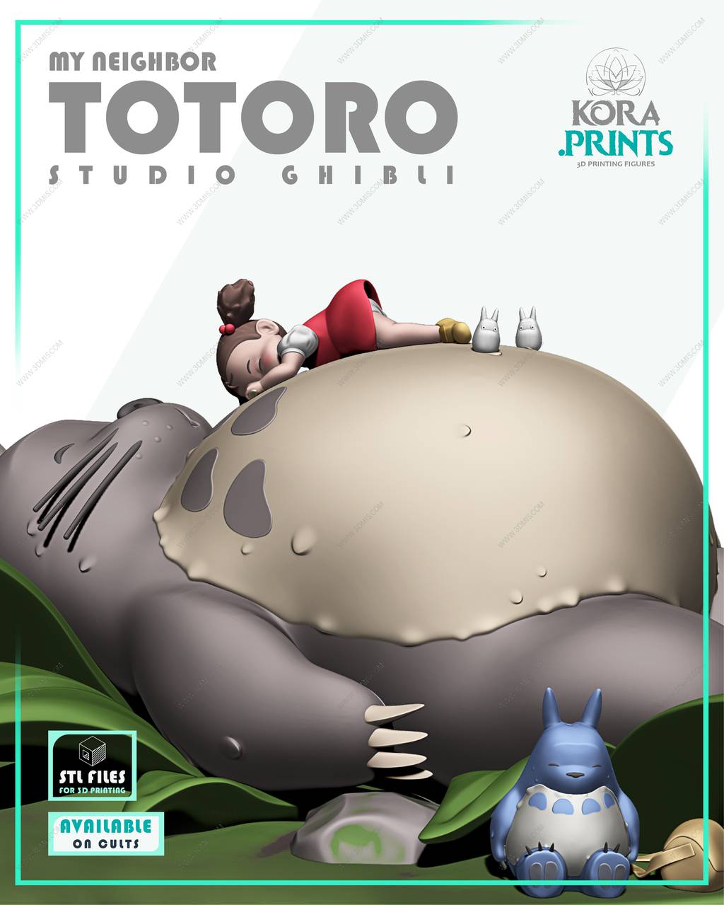 P站图纸印象馆 龙猫 多多洛和小梅 龙猫 多多洛和小梅