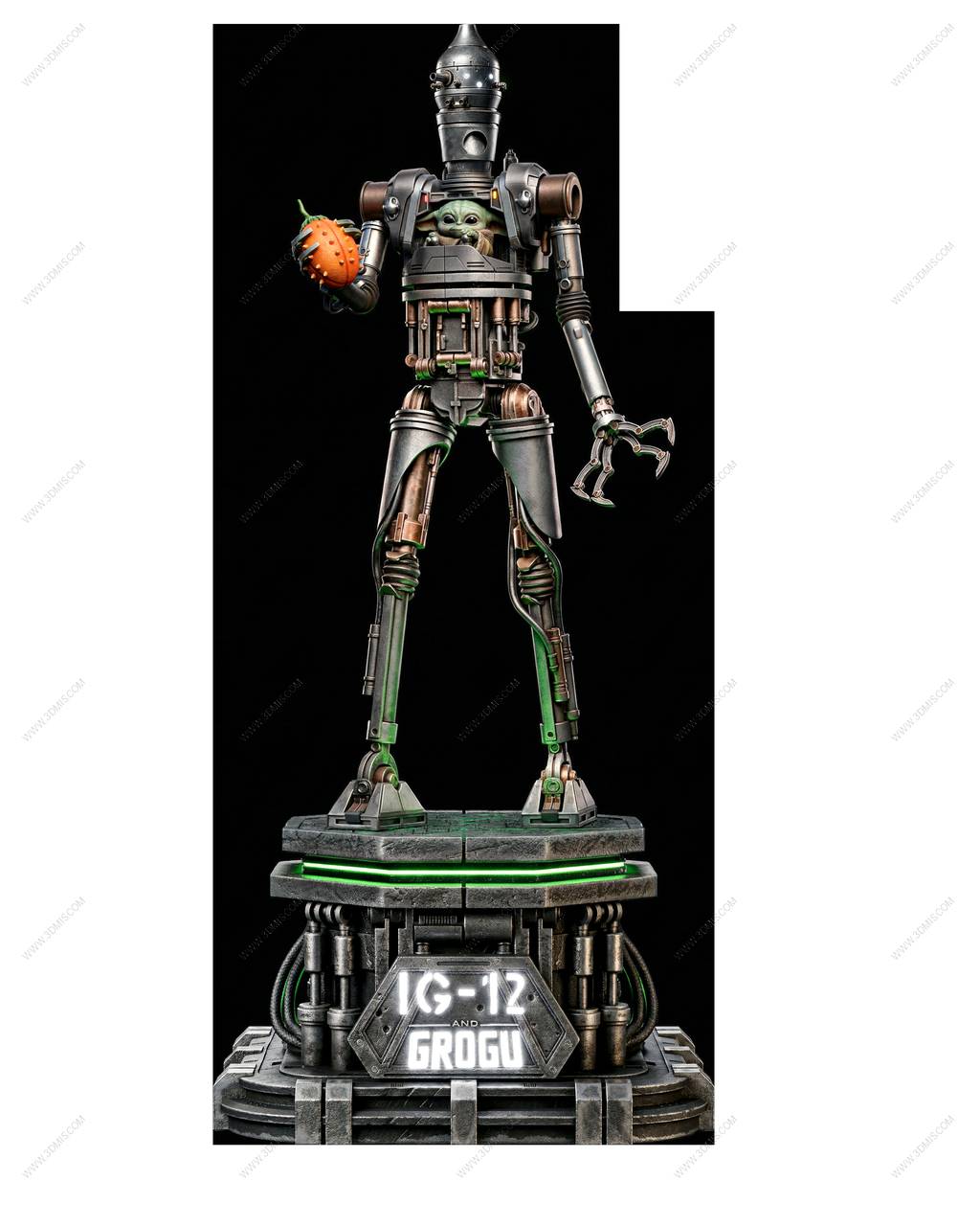 P站图纸印象馆 SW3D 星球大战 IG-12和格洛古 SW3D 星球大战 IG-12和格洛古