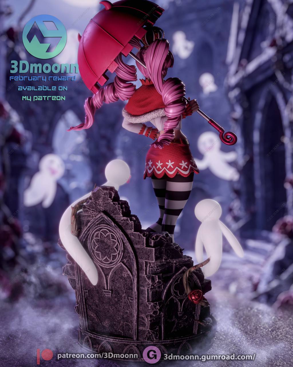 P站图纸印象馆 3Dmoonn 航海王 佩罗娜 3Dmoonn 航海王 佩罗娜