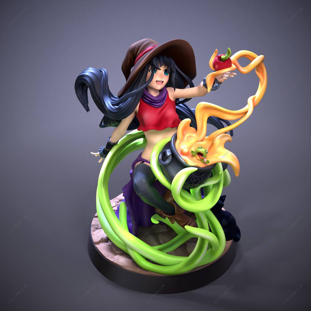 P站图纸印象馆 Messias 3D 万圣节女巫 Messias 3D 万圣节女巫