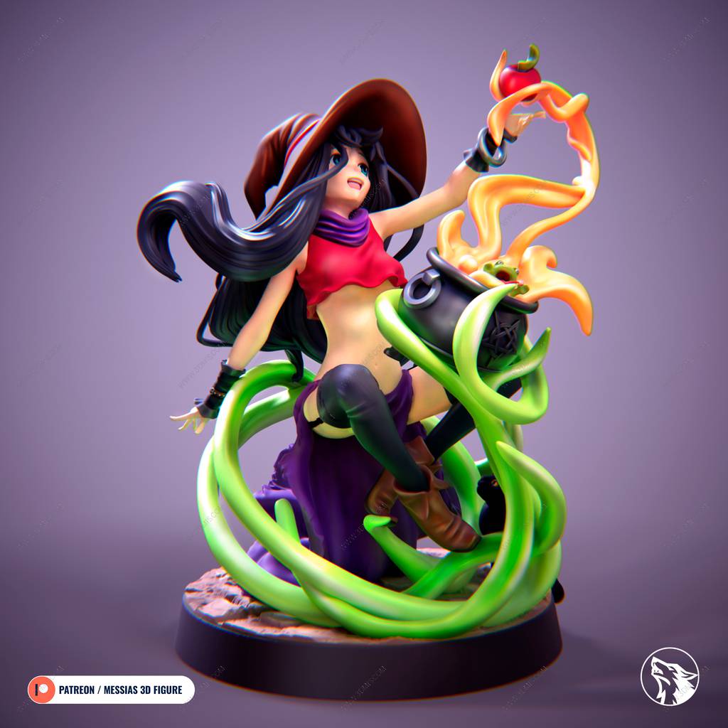 P站图纸印象馆 Messias 3D 万圣节女巫 Messias 3D 万圣节女巫