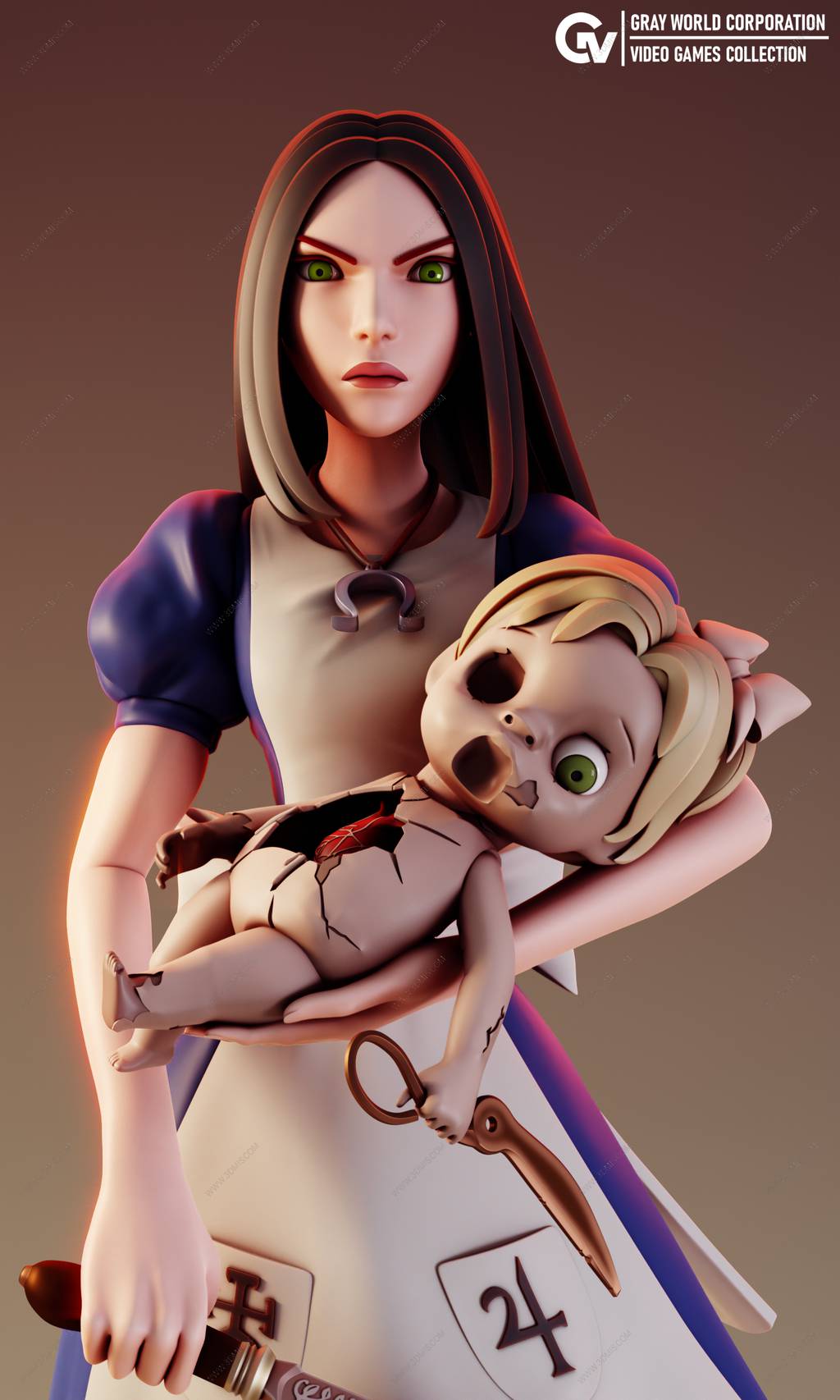 P站图纸印象馆 GrayWorld 恐怖爱丽丝 GrayWorld 恐怖爱丽丝