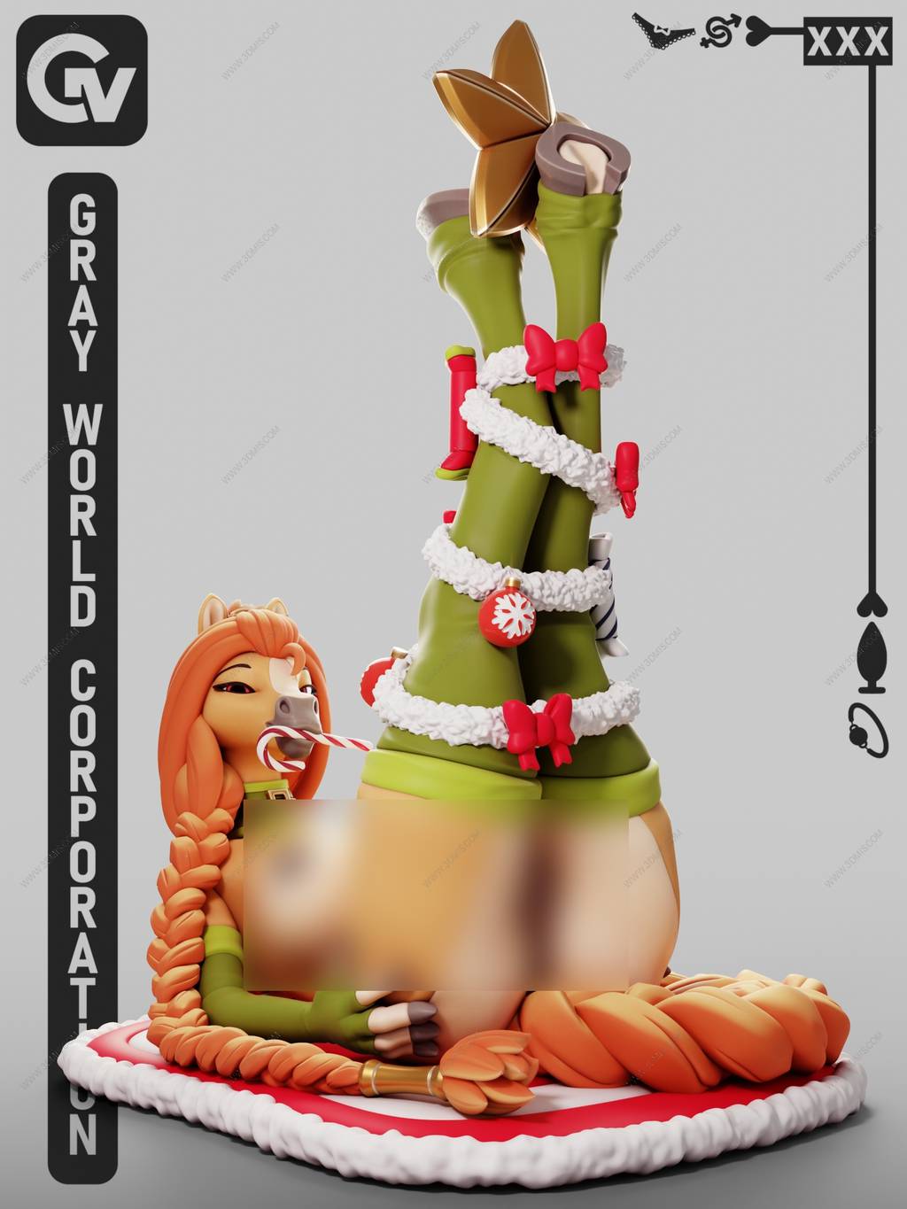 P站图纸印象馆 GrayWorld 毛茸茸的马 GrayWorld 毛茸茸的马