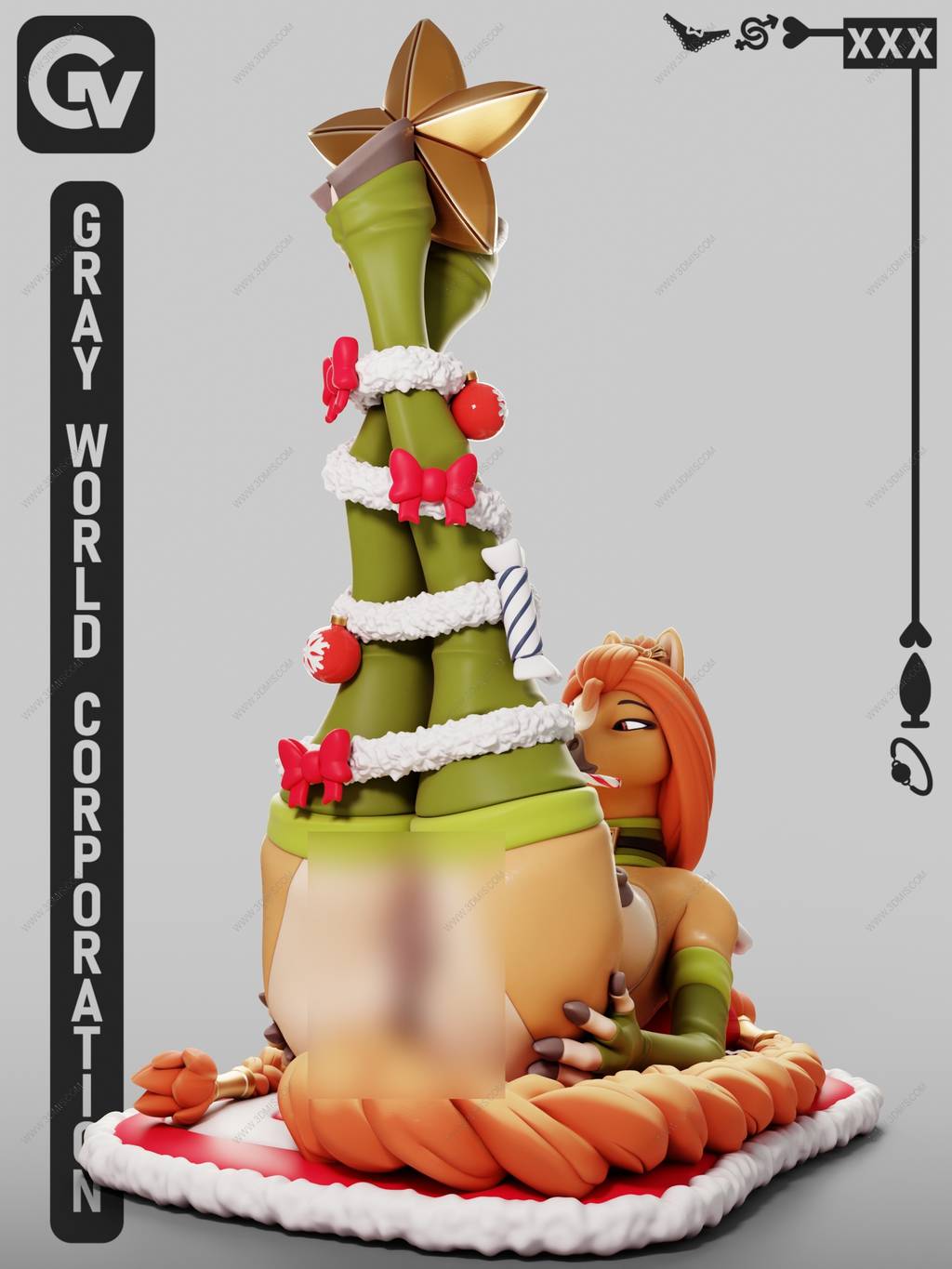 P站图纸印象馆 GrayWorld 毛茸茸的马 GrayWorld 毛茸茸的马