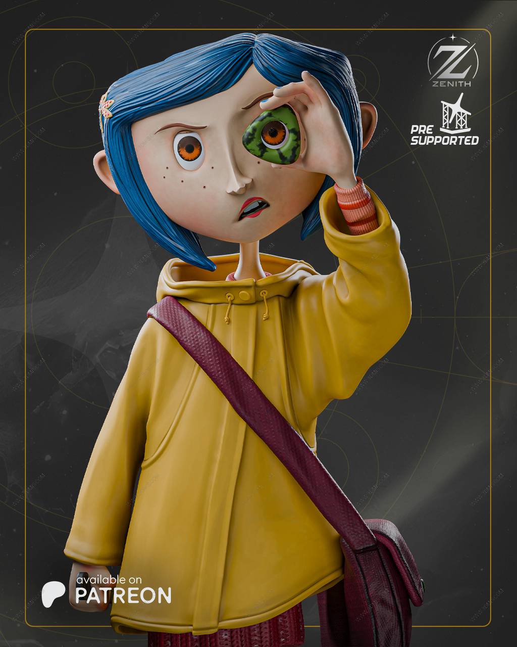 P站图纸印象馆 ZEZ STUDIOS 鬼妈妈 卡洛琳 ZEZ STUDIOS 鬼妈妈 卡洛琳