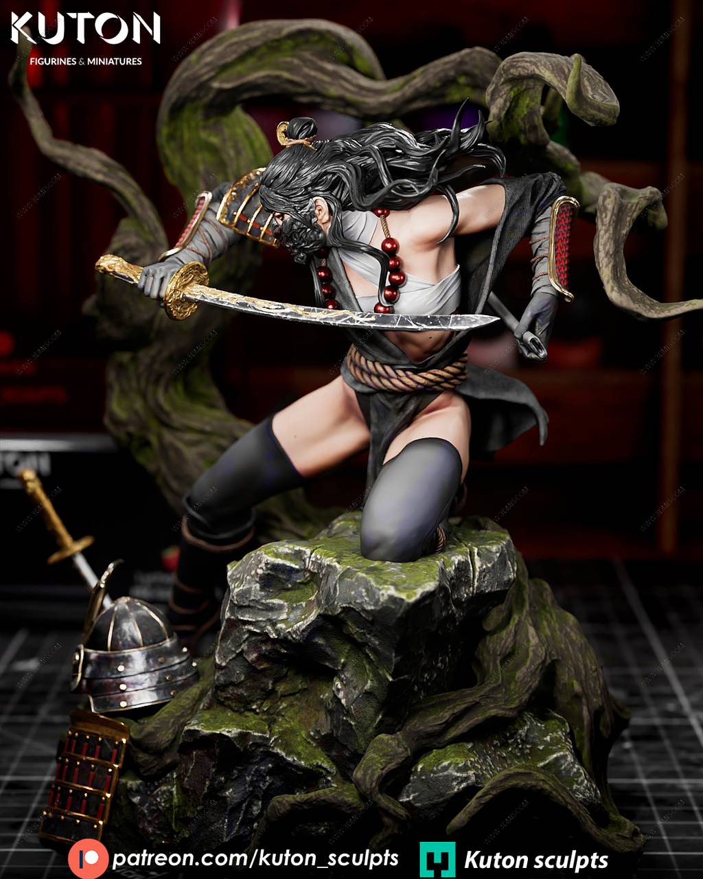 P站图纸印象馆 KUTON 黑花忍者 KUTON 黑花忍者