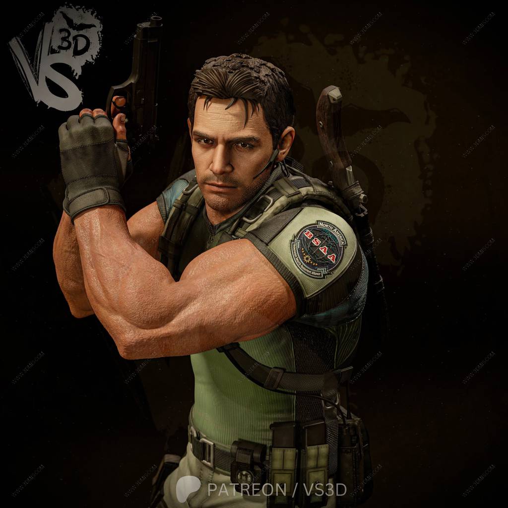 P站图纸印象馆 VS3D 生化危机 克里斯·雷德菲尔德 VS3D 生化危机 克里斯·雷德菲尔德