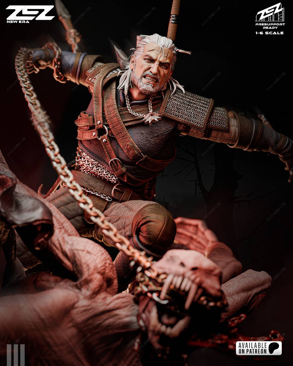 P站图纸印象馆 ZEZ STUDIOS 猎魔人 杰洛特 ZEZ STUDIOS 猎魔人 杰洛特