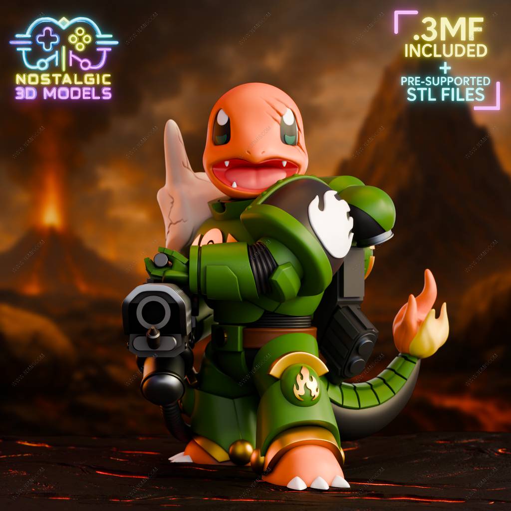 P站图纸印象馆 精灵宝可梦 小火龙 精灵宝可梦 小火龙