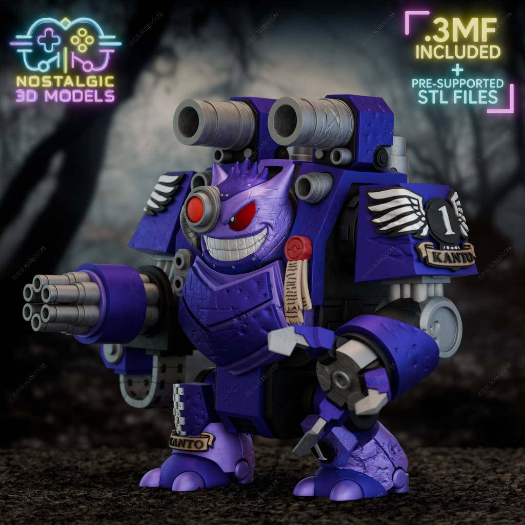 P站图纸印象馆 精灵宝可梦 耿鬼 精灵宝可梦 耿鬼