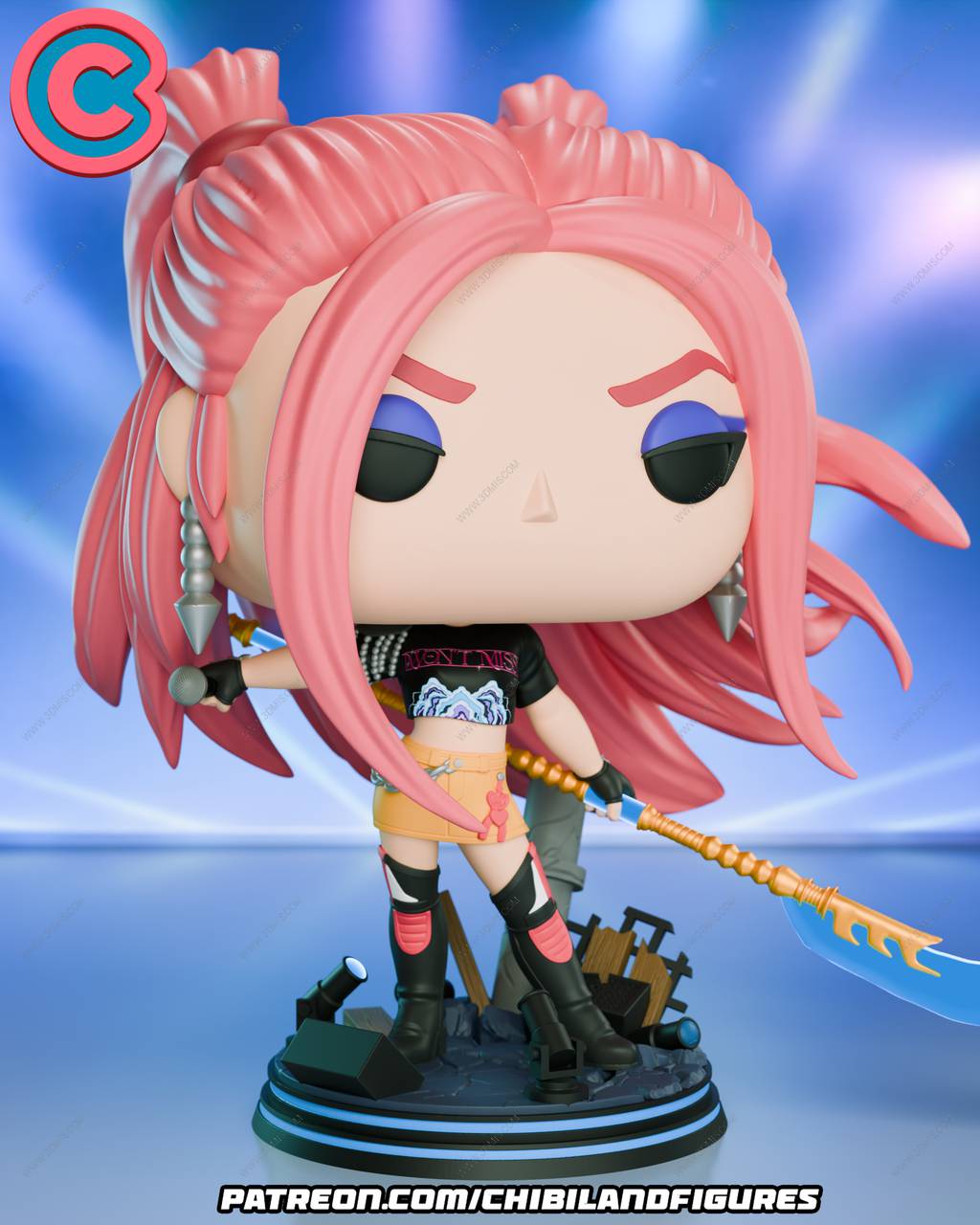 P站图纸印象馆 Chibi Land Figures 猎魔女团 米拉 Chibi Land Figures 猎魔女团 米拉