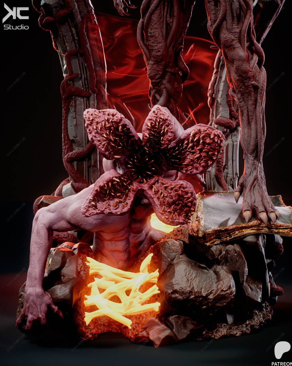 P站图纸印象馆 KcStudio 怪奇物语 维克那 KcStudio 怪奇物语 维克那