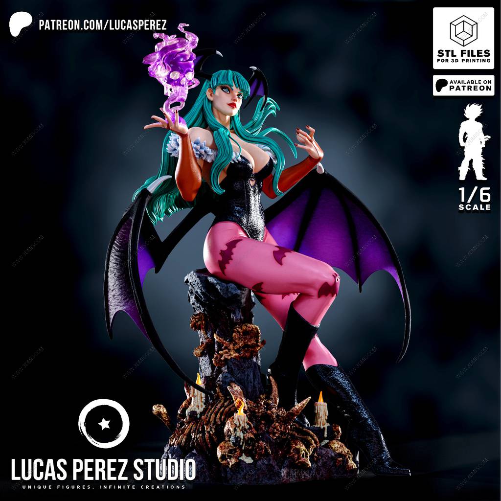 P站图纸印象馆 Lucas Perez 恶魔战士 莫莉卡·安斯兰特 Lucas Perez 恶魔战士 莫莉卡·安斯兰特