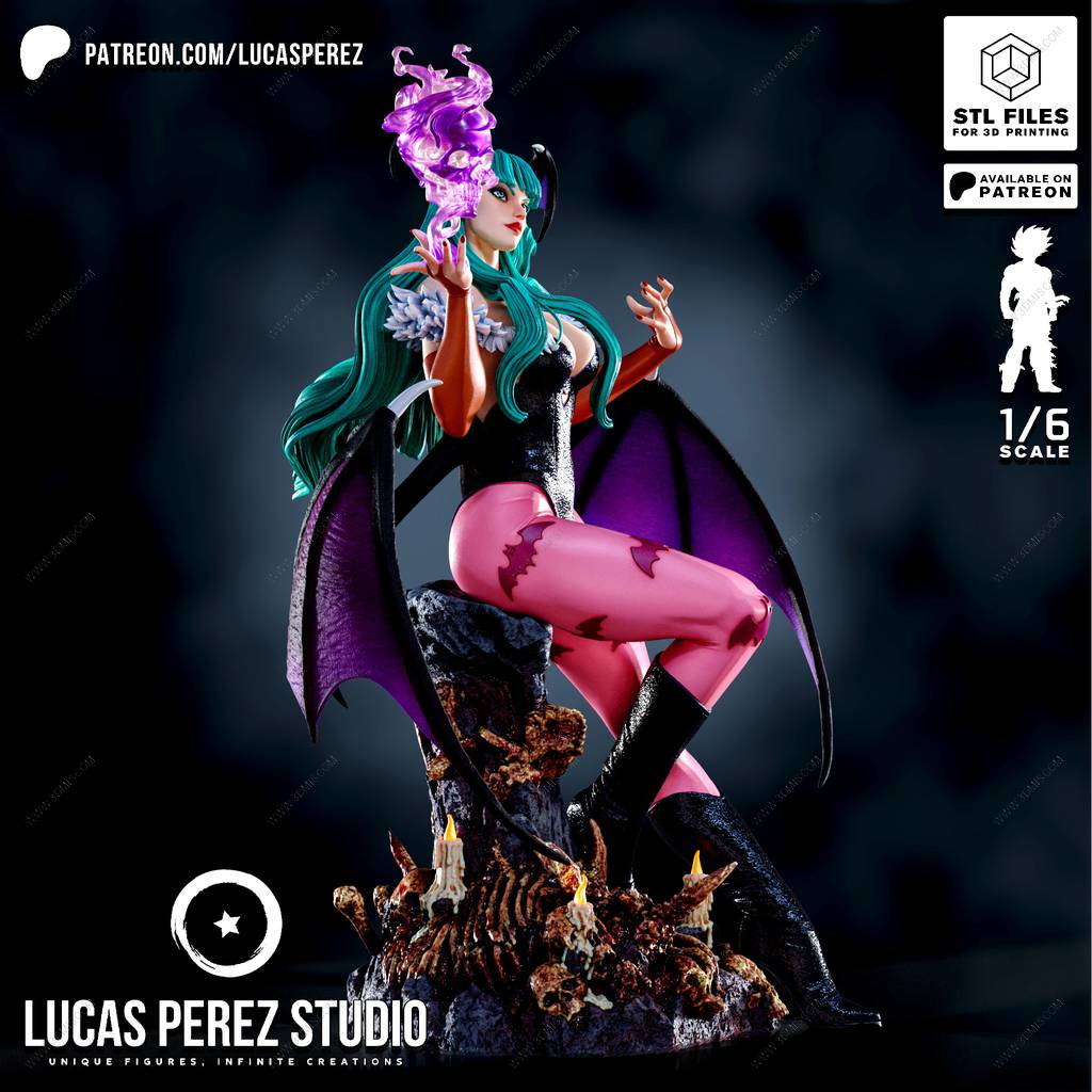 P站图纸印象馆 Lucas Perez 恶魔战士 莫莉卡·安斯兰特 Lucas Perez 恶魔战士 莫莉卡·安斯兰特