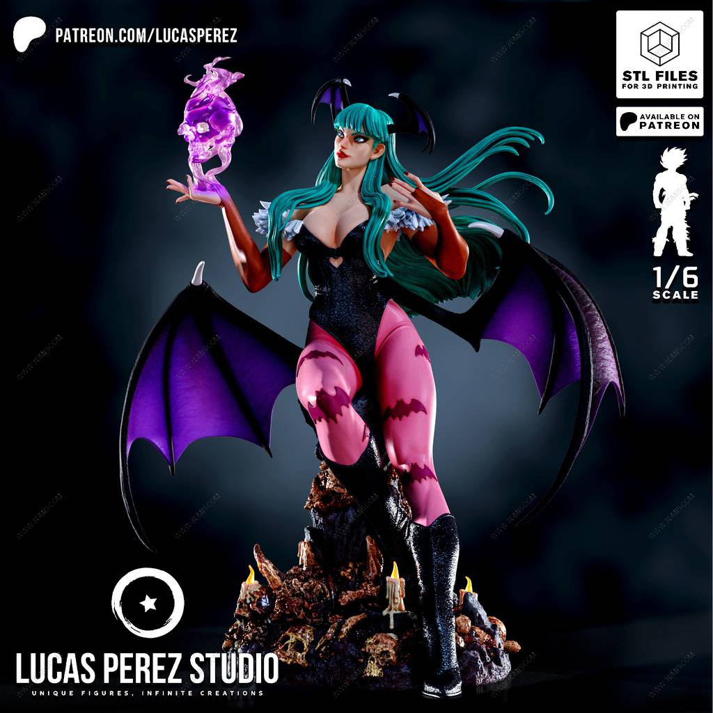 P站图纸印象馆 Lucas Perez 恶魔战士 莫莉卡·安斯兰特 Lucas Perez 恶魔战士 莫莉卡·安斯兰特