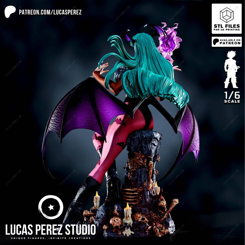 P站图纸印象馆 Lucas Perez 恶魔战士 莫莉卡·安斯兰特 Lucas Perez 恶魔战士 莫莉卡·安斯兰特