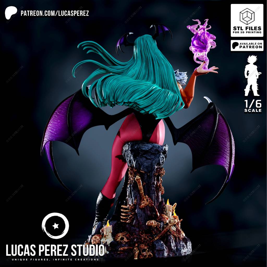 P站图纸印象馆 Lucas Perez 恶魔战士 莫莉卡·安斯兰特 Lucas Perez 恶魔战士 莫莉卡·安斯兰特