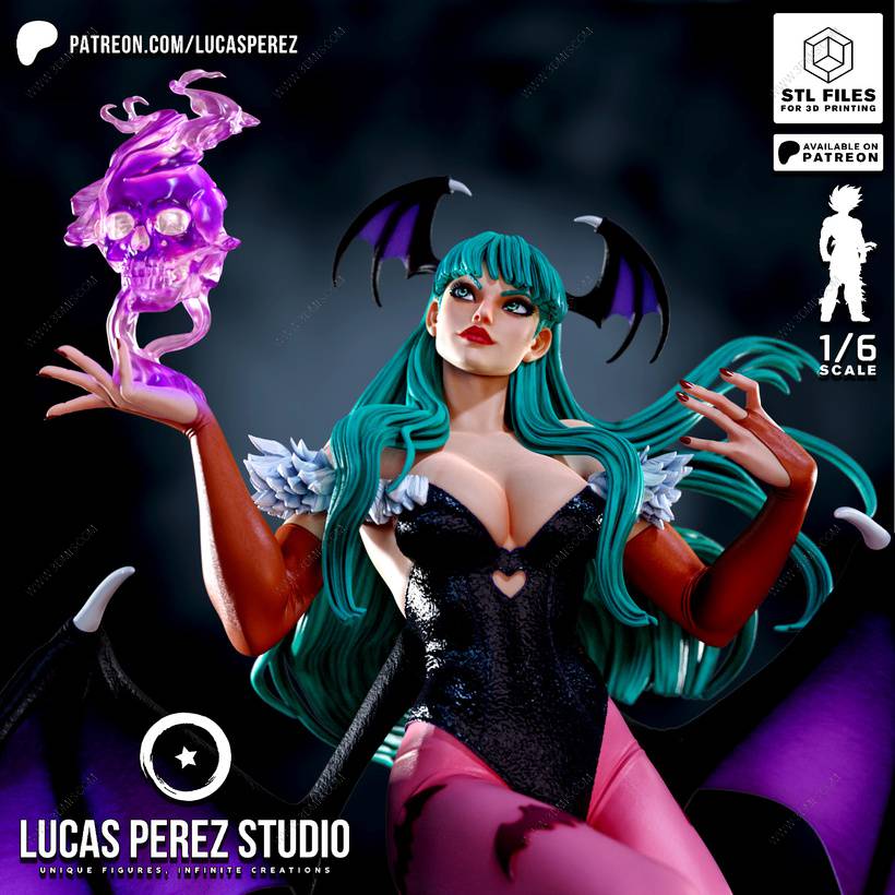 P站图纸印象馆 Lucas Perez 恶魔战士 莫莉卡·安斯兰特 Lucas Perez 恶魔战士 莫莉卡·安斯兰特