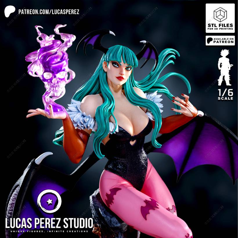 P站图纸印象馆 Lucas Perez 恶魔战士 莫莉卡·安斯兰特 Lucas Perez 恶魔战士 莫莉卡·安斯兰特