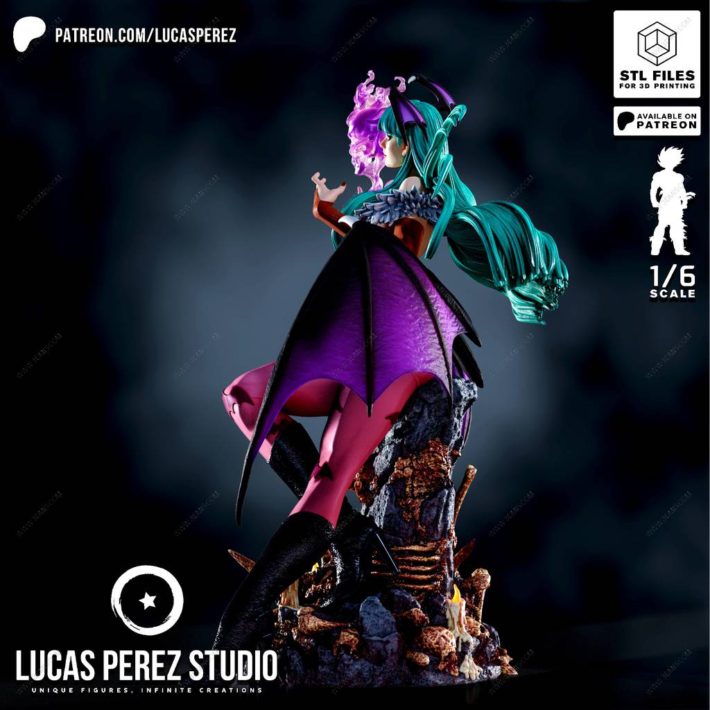 P站图纸印象馆 Lucas Perez 恶魔战士 莫莉卡·安斯兰特 Lucas Perez 恶魔战士 莫莉卡·安斯兰特