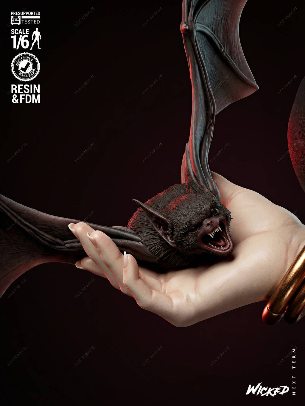 P站图纸印象馆 3DWicked 吸血女王 梵蓓娜 3DWicked 吸血女王 梵蓓娜