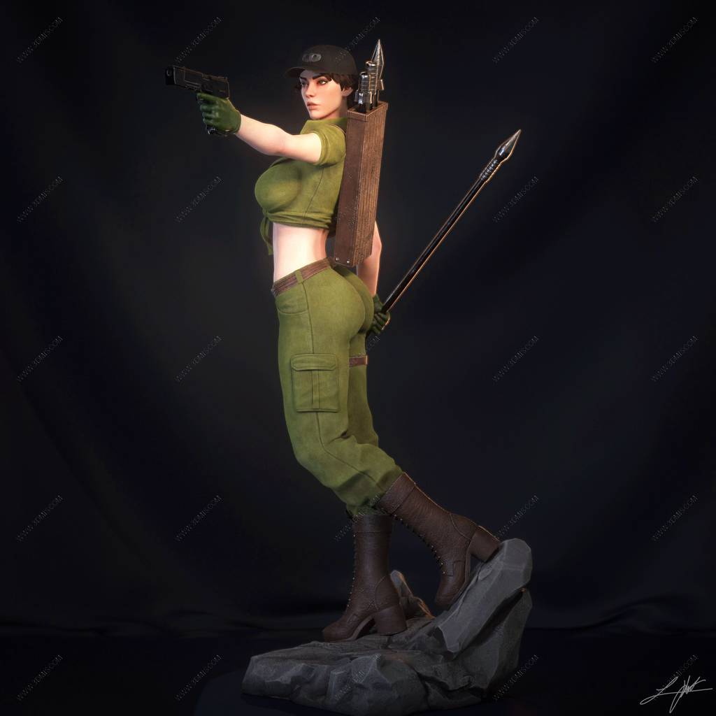 P站图纸印象馆 ABE3D 特种部队 杰伊女士 ABE3D 特种部队 杰伊女士