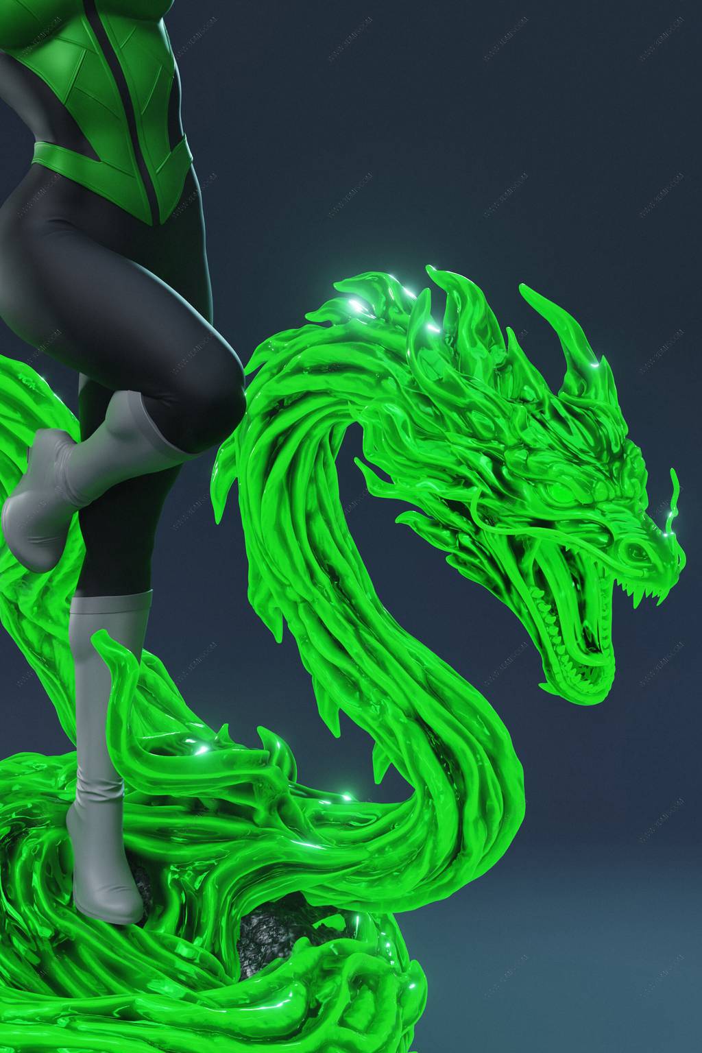 P站图纸印象馆 ABE3D DC漫画 杰西卡·克鲁兹 ABE3D DC漫画 杰西卡·克鲁兹