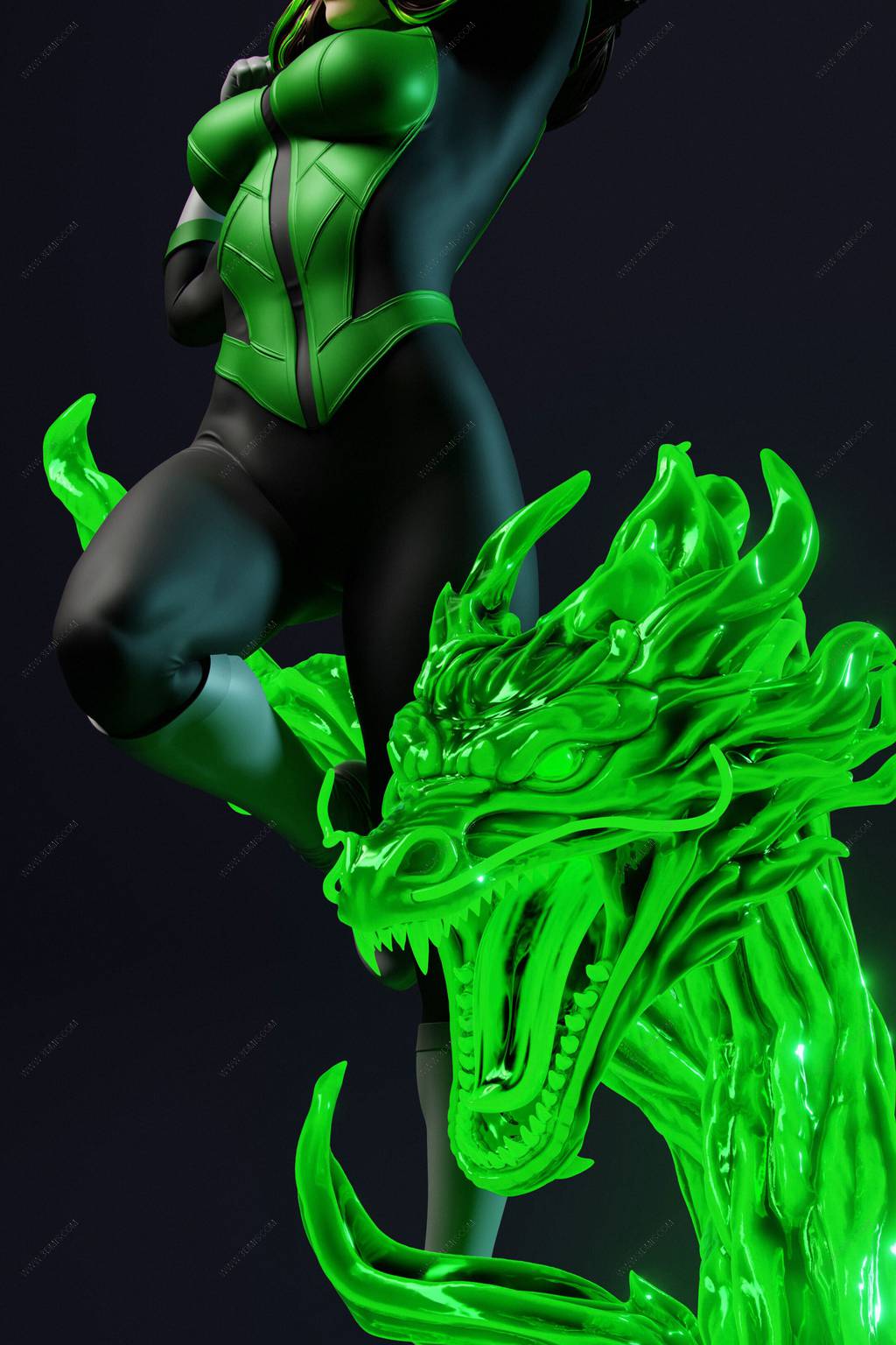 P站图纸印象馆 ABE3D DC漫画 杰西卡·克鲁兹 ABE3D DC漫画 杰西卡·克鲁兹