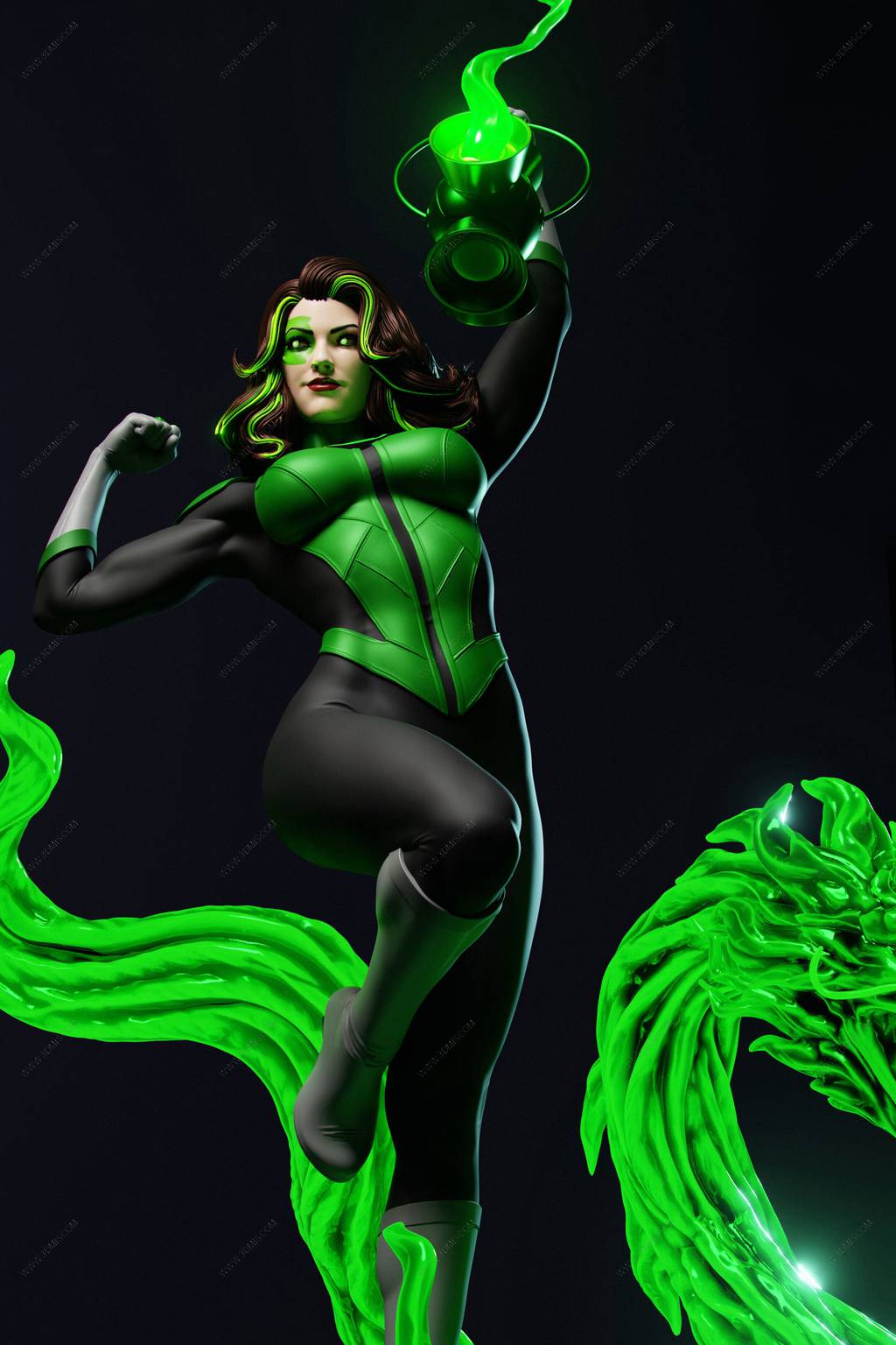 P站图纸印象馆 ABE3D DC漫画 杰西卡·克鲁兹 ABE3D DC漫画 杰西卡·克鲁兹