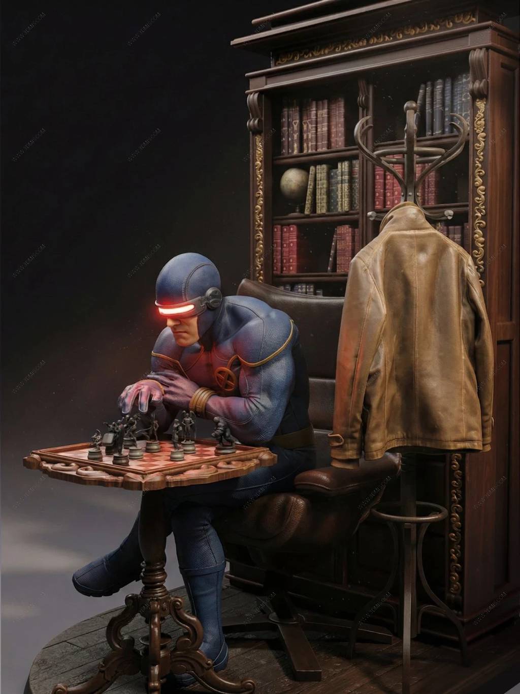 P站图纸印象馆 CA3D 漫威 镭射眼 CA3D 漫威 镭射眼