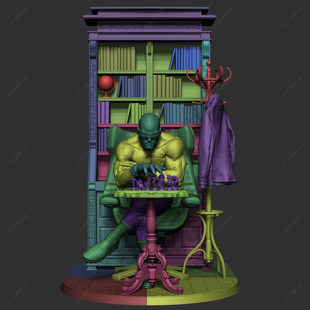 P站图纸印象馆 CA3D 漫威 镭射眼 CA3D 漫威 镭射眼