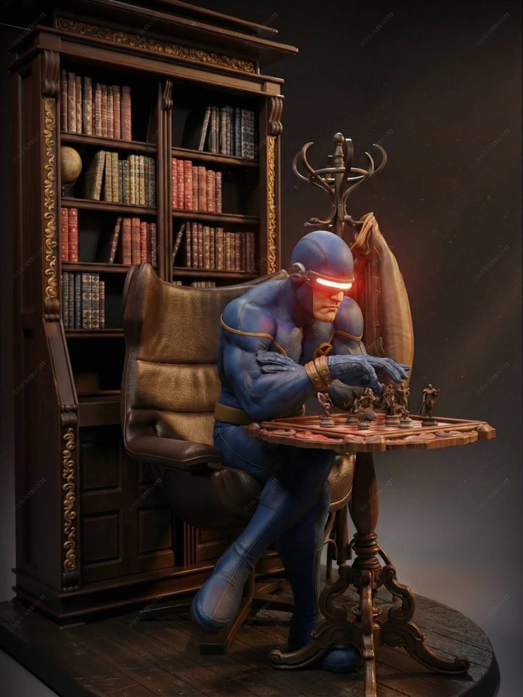 P站图纸印象馆 CA3D 漫威 镭射眼 CA3D 漫威 镭射眼