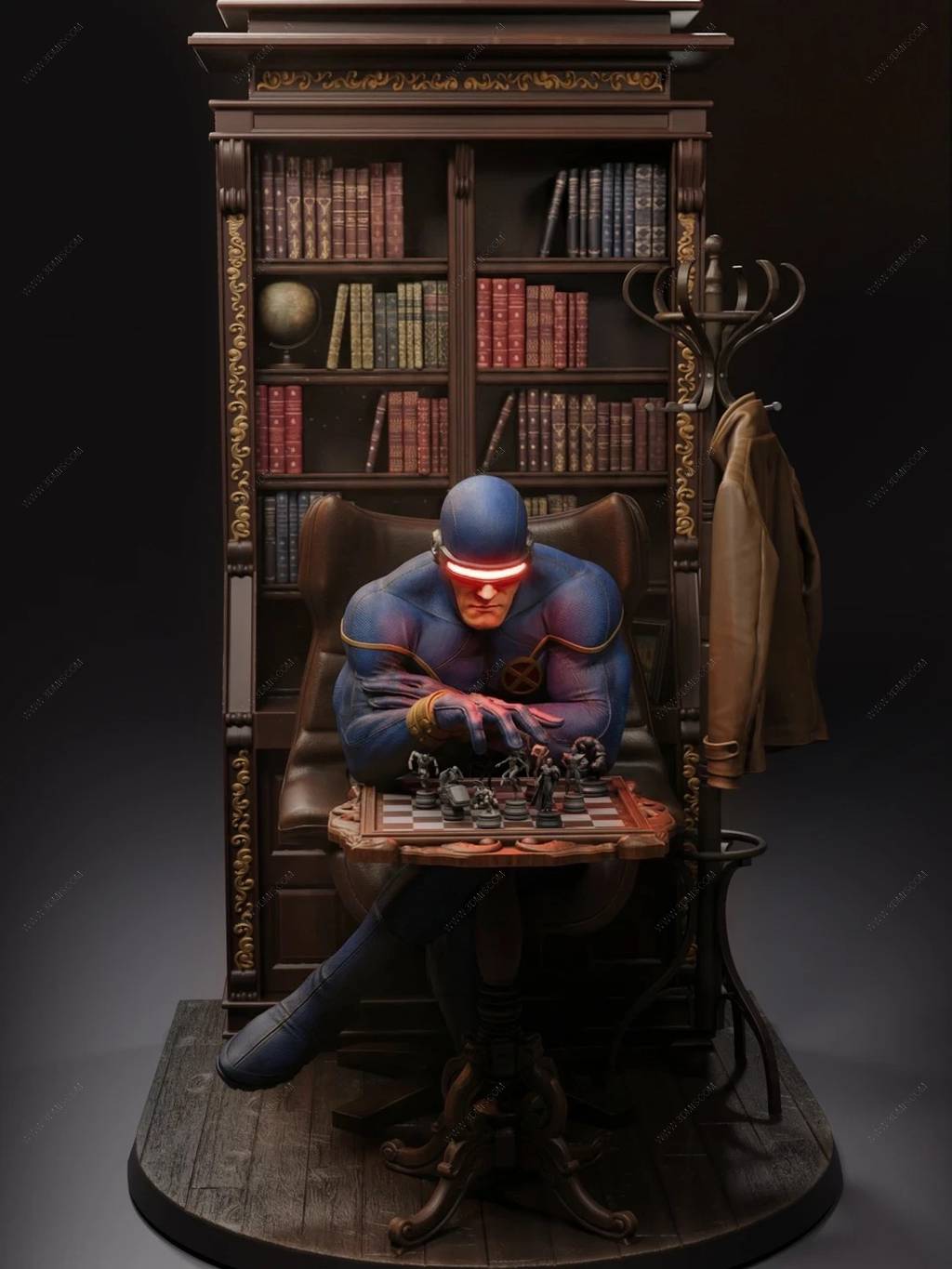 P站图纸印象馆 CA3D 漫威 镭射眼 CA3D 漫威 镭射眼