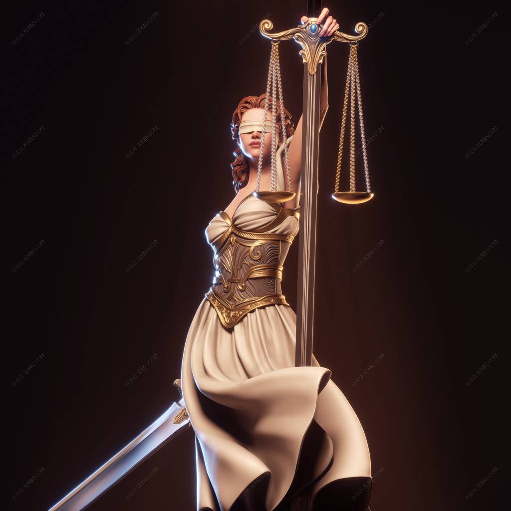 P站图纸印象馆 CA3D 司法女神 佛尔塞提 CA3D 司法女神 佛尔塞提