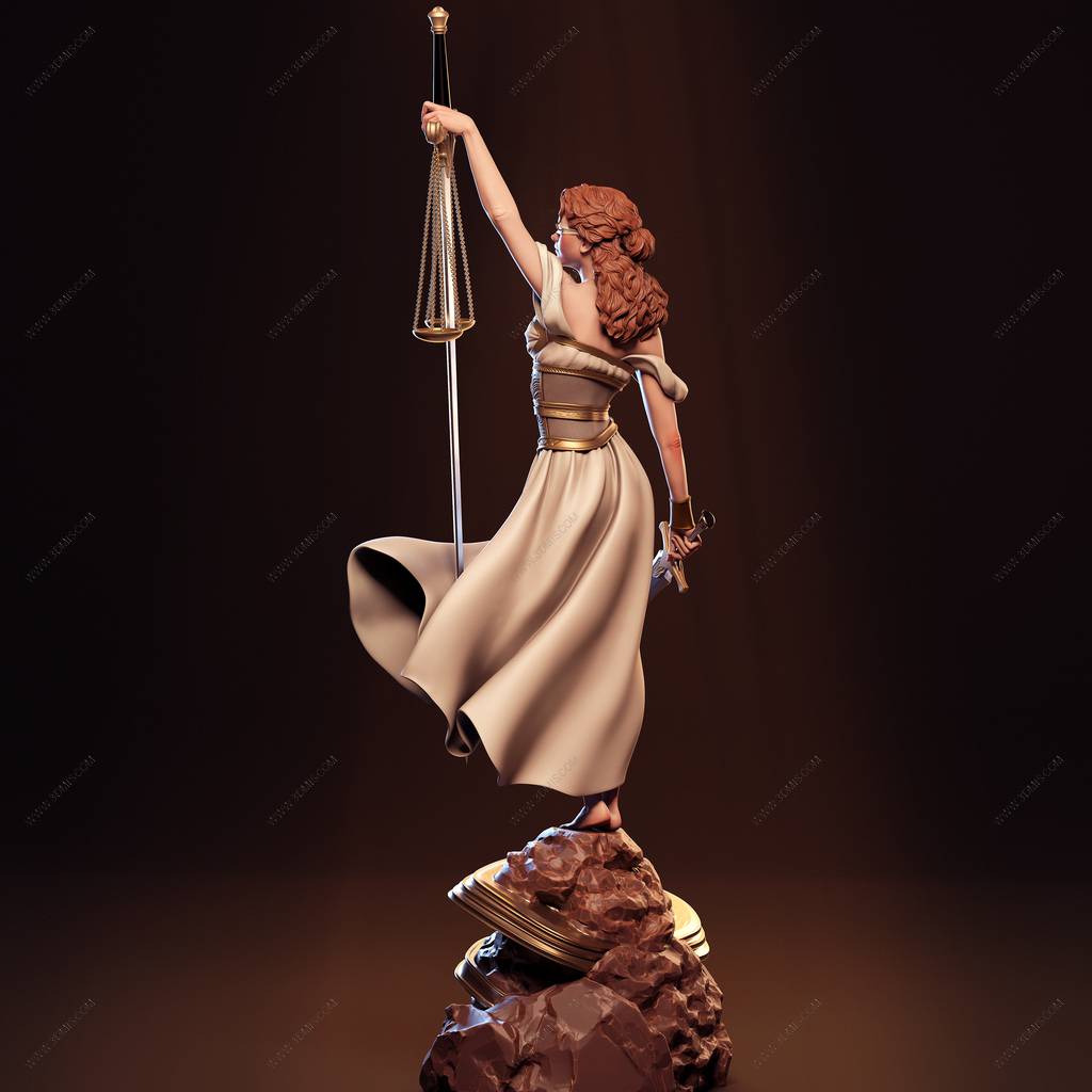 P站图纸印象馆 CA3D 司法女神 佛尔塞提 CA3D 司法女神 佛尔塞提