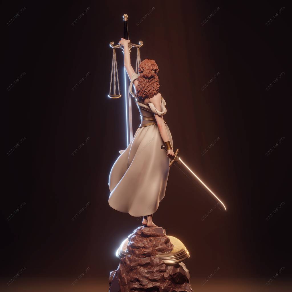 P站图纸印象馆 CA3D 司法女神 佛尔塞提 CA3D 司法女神 佛尔塞提